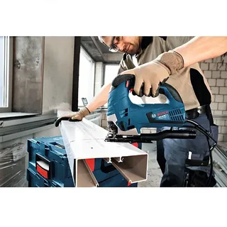 Decoupeerzaagmachine GST 90 BE (1 x zaagblad, afzuigset, antisplinterplaatje, inbusstiftsleutel SW 5) van Bosch Professional – productafbeelding 5 van 5