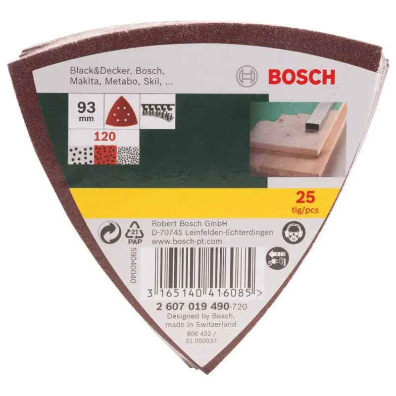 Delta G40 Schuurpapier 25 Eenheden de Bosch Professional – image du produit 2 sur 2