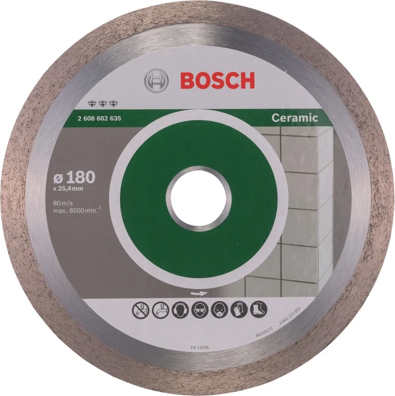 DIAMANTSCHIJF BEST CERAMIC 180/25,4 by Bosch Professional – product image