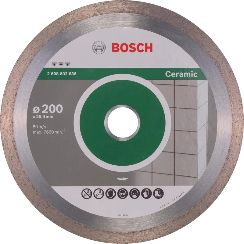 DIAMANTSCHIJF BEST CERAMIC 200/25,4 van Bosch Professional – productafbeelding