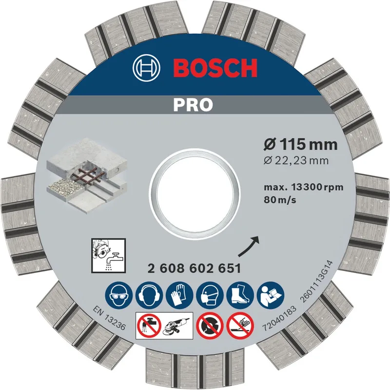DIAMANTSCHIJF BEST CONCRETE 115/22,23 by Bosch Professional – product image