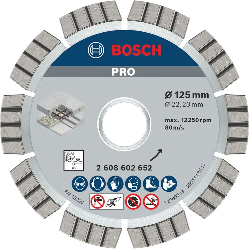 DIAMANTSCHIJF BEST CONCRETE 125/22,23 by Bosch Professional – product image
