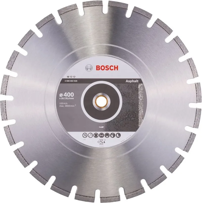 Diamantschijf Best for Asphalt, 400x25.4x12mm de Bosch Professional – image du produit