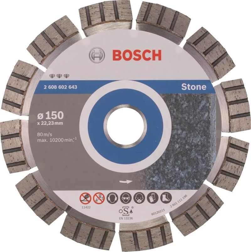 DIAMANTSCHIJF BEST STONE 150/22,23 by Bosch Professional – product image