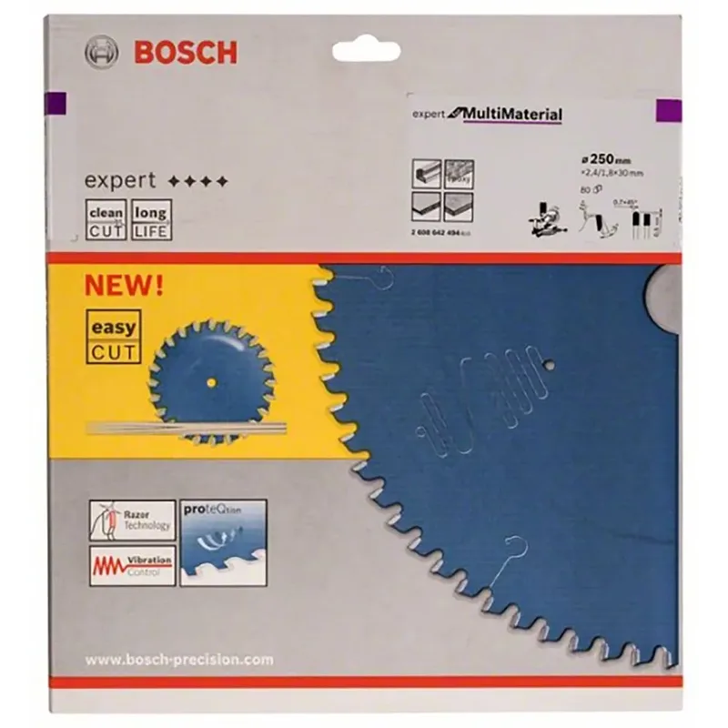 Ex Mu B 250x30-80 Multimateriaal Cirkelzaagblad by Bosch Professional – product image 1 of 4