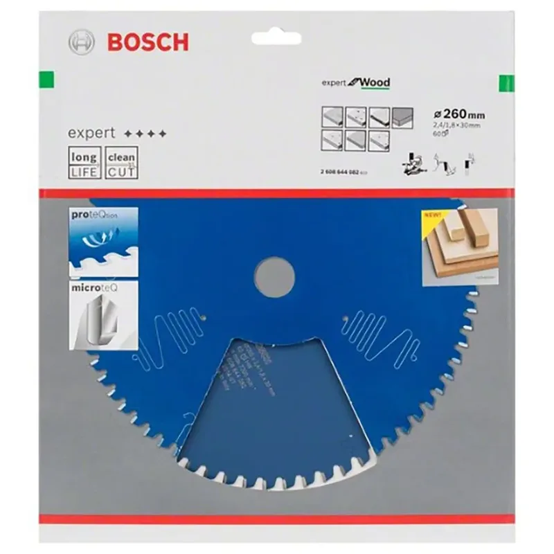 Ex Wo B 260x30-60 Cirkelzaagblad Voor Hout van Bosch Professional – productafbeelding 1 van 4