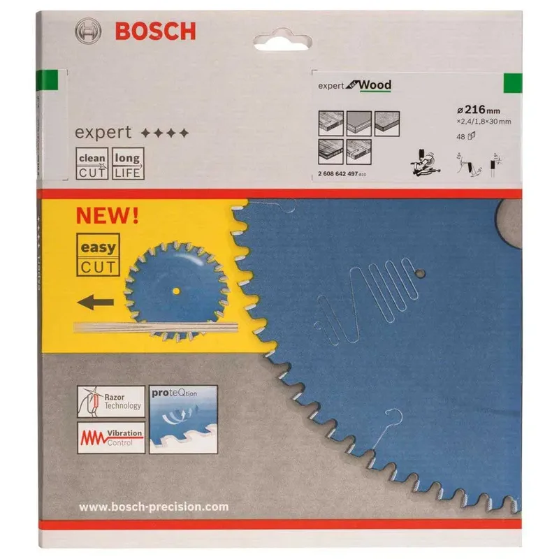 Ex Wo-b Cirkelzaagblad Voor Hout 216x30 Mm van Bosch Professional – productafbeelding