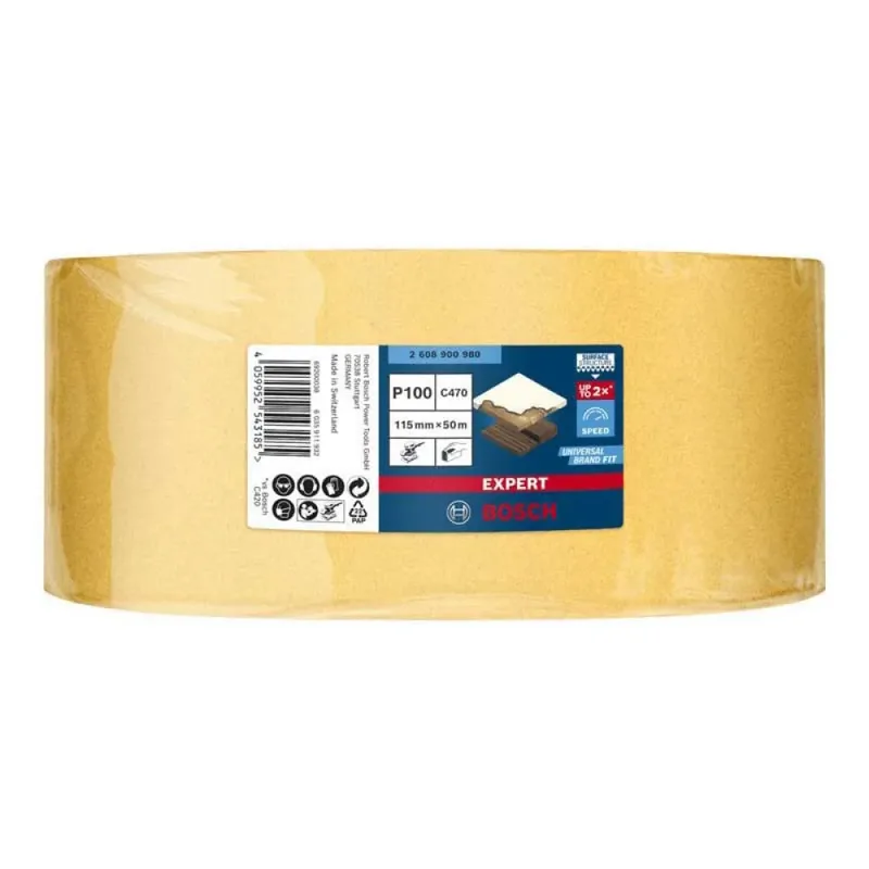Expert C470 115 Mmx50 M G100 Rol Schuurpapier de Bosch Professional – image du produit 2 sur 6