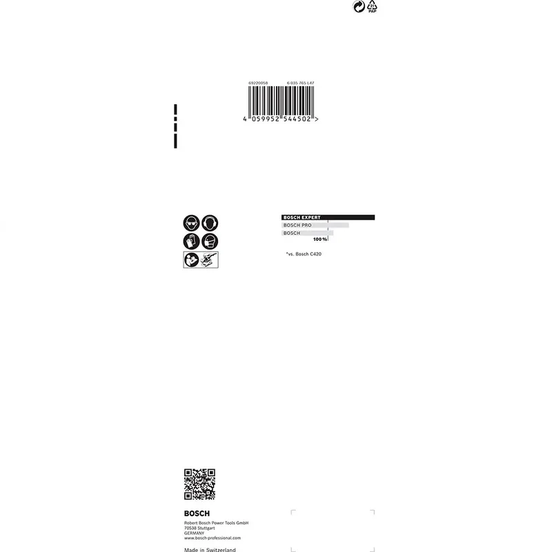 Expert C470 Schuurpapier 93x230 Mm 10 Eenheden de Bosch Professional – image du produit 6 sur 6