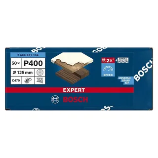 Expert C470 schuurpapier voor excenterschuurmachines 125 mm, multigaten, K400 50-delig - 1 stuk(s) by Bosch Professional – product image 4 of 6