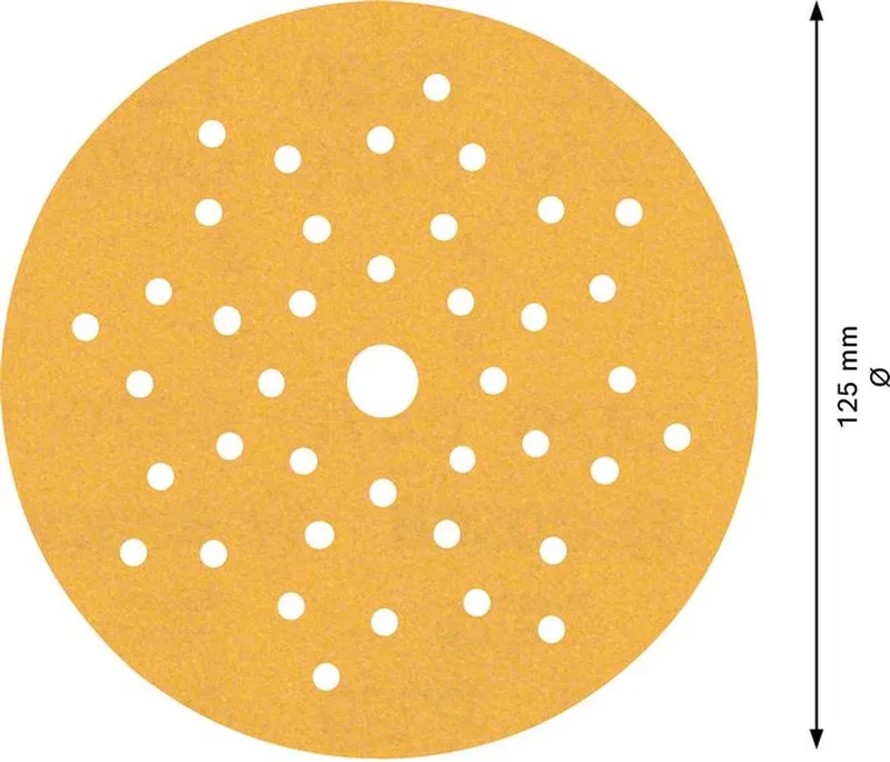 Bosch Accessories EXPERT C470 2608901131 Feuille abrasive pour ponceuse excentrique perforé Grain 220 (Ø) 125 mm 50 pc(s) de Bosch Professional – image du produit