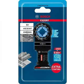 Expert Coated Carbide Plunge Cut Metal Aiz32ait Multitool Mes 5 Eenheden von Bosch Professional – Produktbild 1 von 6