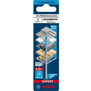 Expert Cyl-9 Multiconstruction 3x40x70 Mm Multimateriaalboor by Bosch Professional – product image 1 of 6