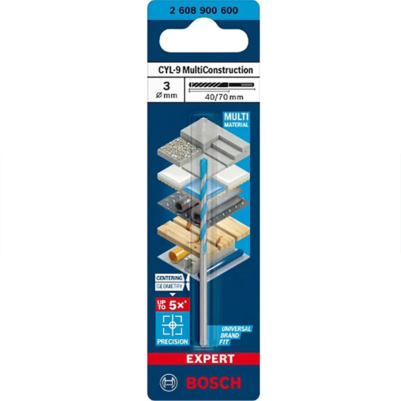 Expert Cyl-9 Multiconstruction 3x40x70 Mm Multimateriaalboor by Bosch Professional – product image 1 of 6