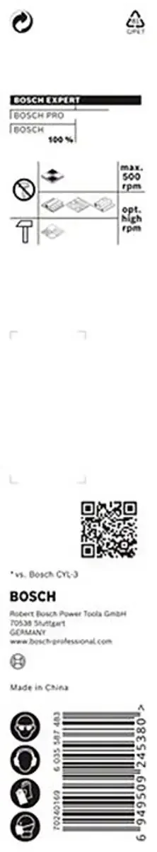 Bosch Accessories 2608902347 2608902347 Multifunctionele boor 4 mm 1 stuk(s) van Bosch Professional – productafbeelding 3 van 3