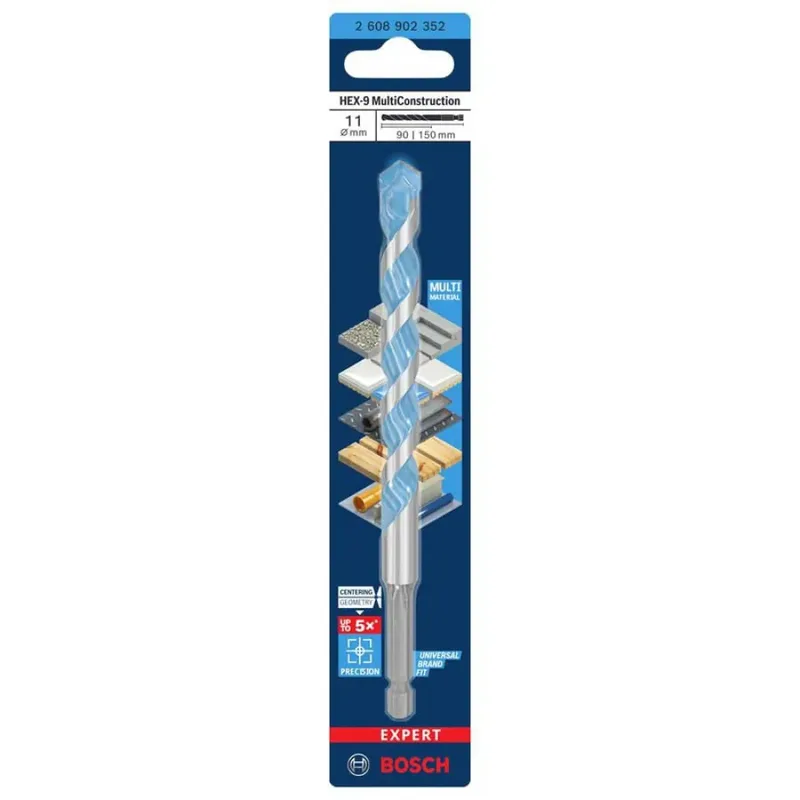 Expert Hex-9 Muurboor 11x90x150 Mm by Bosch Professional – product image 2 of 6