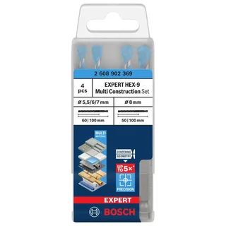 Expert Hex-9 Muurboor 5.5-8 Mm 4 Eenheden von Bosch Professional – Produktbild 2 von 6