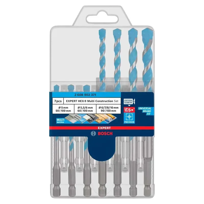 Expert Hex-9 Steenboor 5-10 Mm 7 Stukken by Bosch Professional – product image 2 of 6