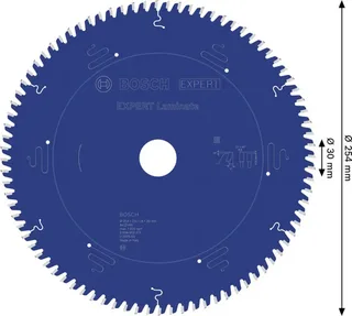 Expert Laminate 254 X 25/18 X 30 Mm T84 Multimateriaal Cirkelzaagblad de Bosch Professional – image du produit 2 sur 2