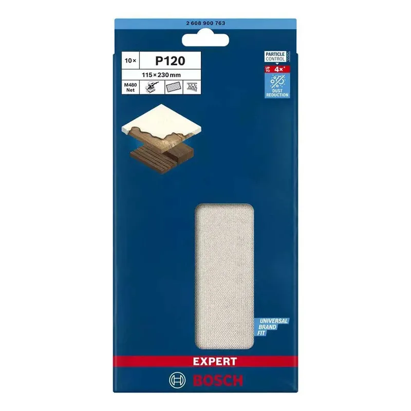 Expert M480 93x186 Mm G180 Schuurpapier 50 Eenheden by Bosch Professional – product image 2 of 6