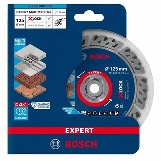EXPERT MULTIMATERIAL X-LOCK - Cutting disc - Brick - Concrete - Hard concrete - Stone by Bosch Professional – product image 2 of 4