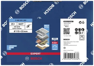 Expert Vlies-Schleifscheibe N477 SCM, Ø 115mm, extra grob von Bosch Professional – Produktbild 2 von 2