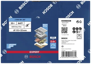 Expert Vlies-Schleifscheibe N477 SCM, Ø 115mm, sehr fein von Bosch Professional – Produktbild 2 von 2