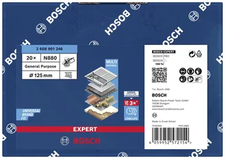 Expert Vliesscheibe N880 Mehrzweck XS, Ø 125mm, Schleifblatt de Bosch Professional – image du produit 2 sur 2