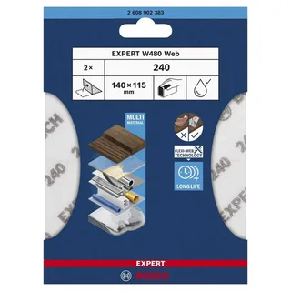 Expert W480 Schuurpapier G240 2 Eenheden by Bosch Professional – product image 2 of 6