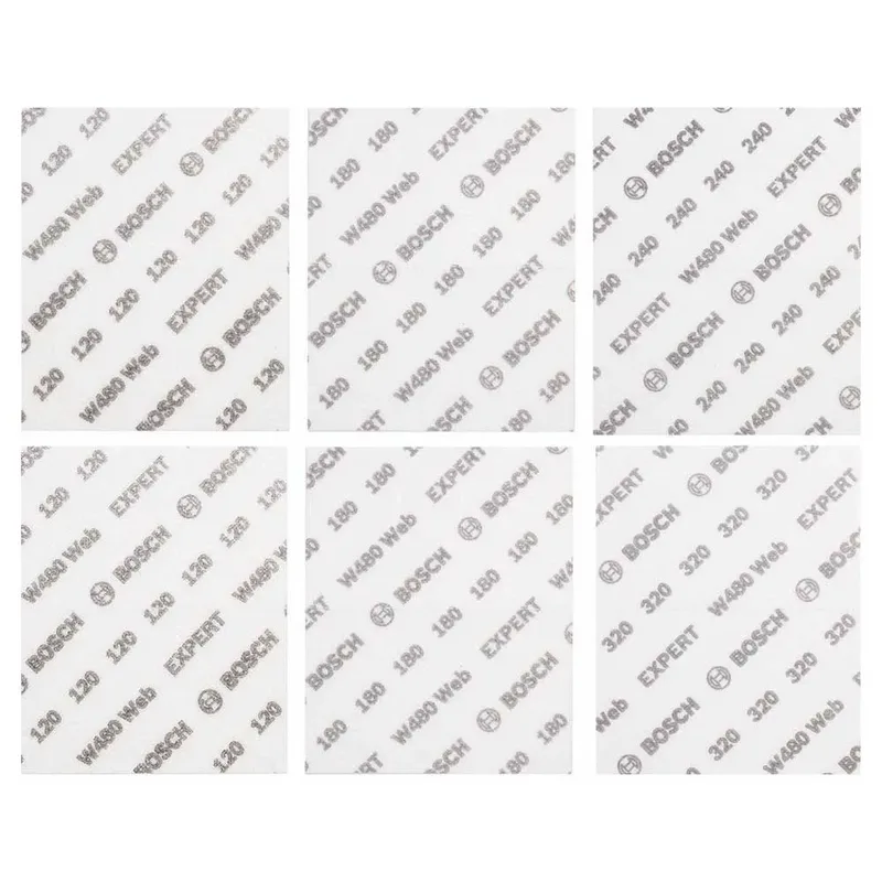 Expert W480 Schuurpapier Vellen 6 Eenheden by Bosch Professional – product image 1 of 2