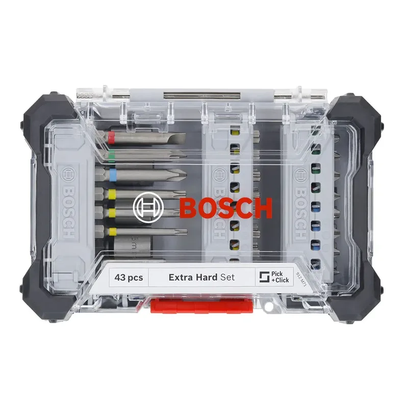 Extra Hard Set 2607017727 Gereedschapsset 43-delig van Bosch Professional – productafbeelding 2 van 4