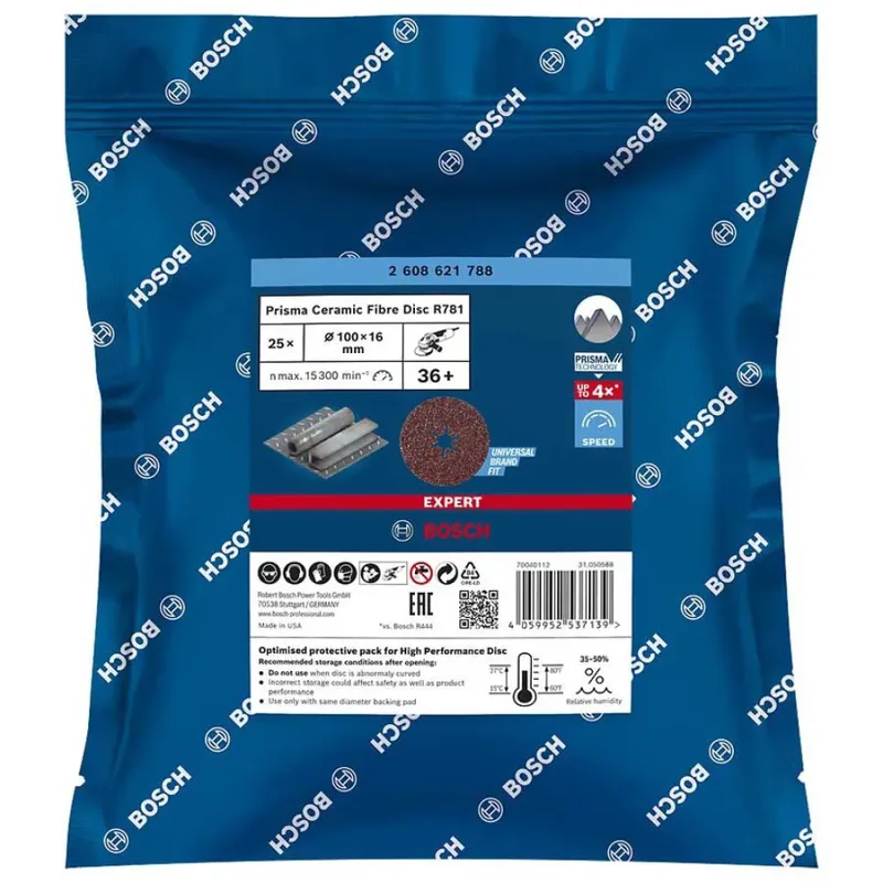 G60 Schuurpapier Voor Metaal 100 Mm 25 Eenheden by Bosch Professional – product image 2 of 6