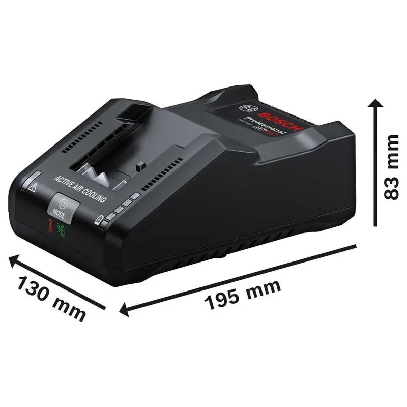 GAL 18V-160 Snellader 18V - 1600A02T5G van Bosch Professional, Zwart – productafbeelding 2 van 2