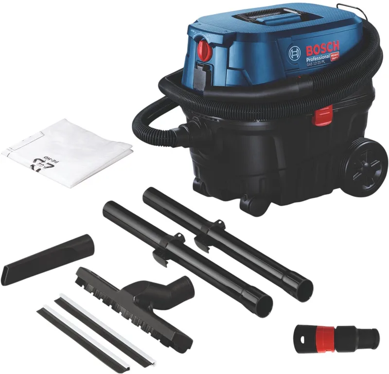 GAS 12-25 PL Bouwstofzuiger - 1250 W van Bosch Professional – productafbeelding
