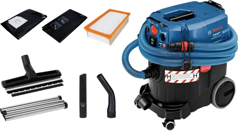GAS 35 H 06019C3600 Nass-/Trockensauger 1200 W 35 l automatische Filterreinigung, Staubklasse H zertifiziert van Bosch Professional – productafbeelding