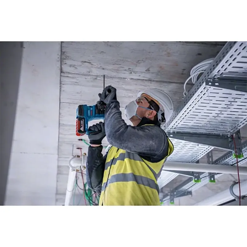 GBH 18V-22 - Boorhamer - L-Boxx - Accu en lader niet meegeleverd - Inclusief handgreep - Machinedoek - diepteaanslag van Bosch Professional – productafbeelding 6 van 6