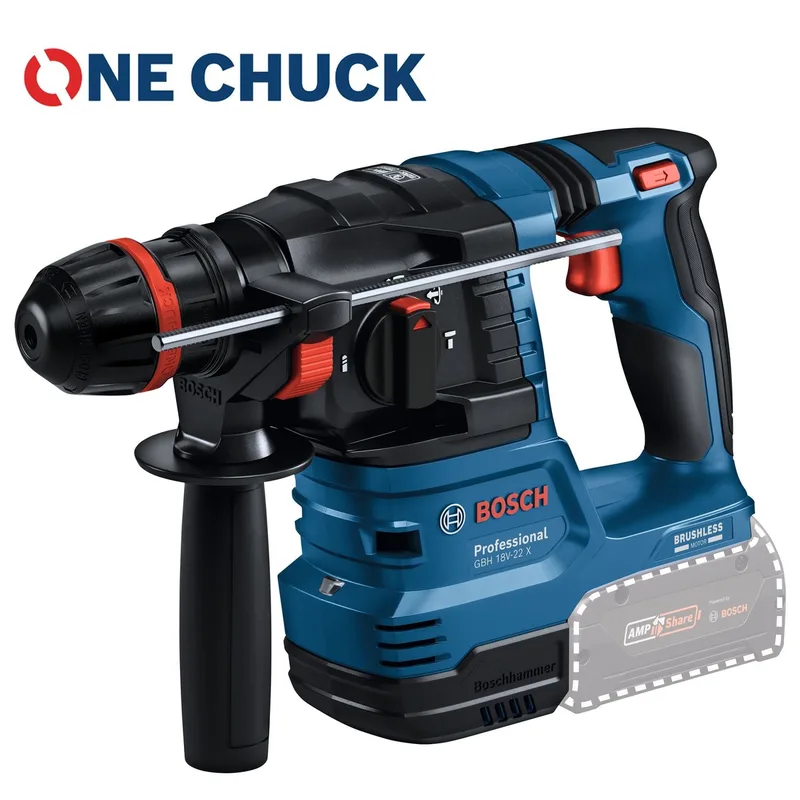 GBH 18V-22 X Accu combihamer ONECHUCK SDS-Plus 2,0J 18V Basic Body - 0611924100 by Bosch Professional – product image 1 of 2