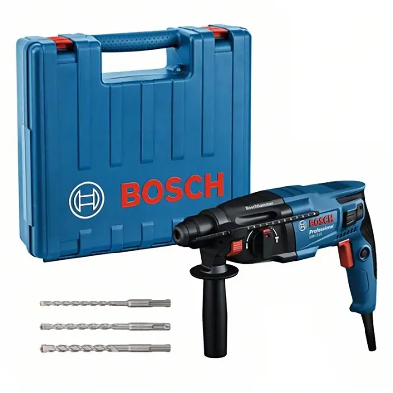 GBH 2-21 Boorhamer (machinedoek, handgreep, 3-delige SDS-plus borenset) de Bosch Professional – image du produit 2 sur 2