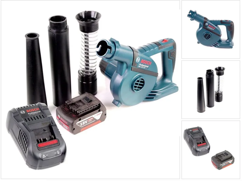 GBL 18 V-120 accu bladblazer met 1x Bosch GBA 18V 5.0 Ah accu + GAL 1880 CV lader von Bosch Professional – Produktbild