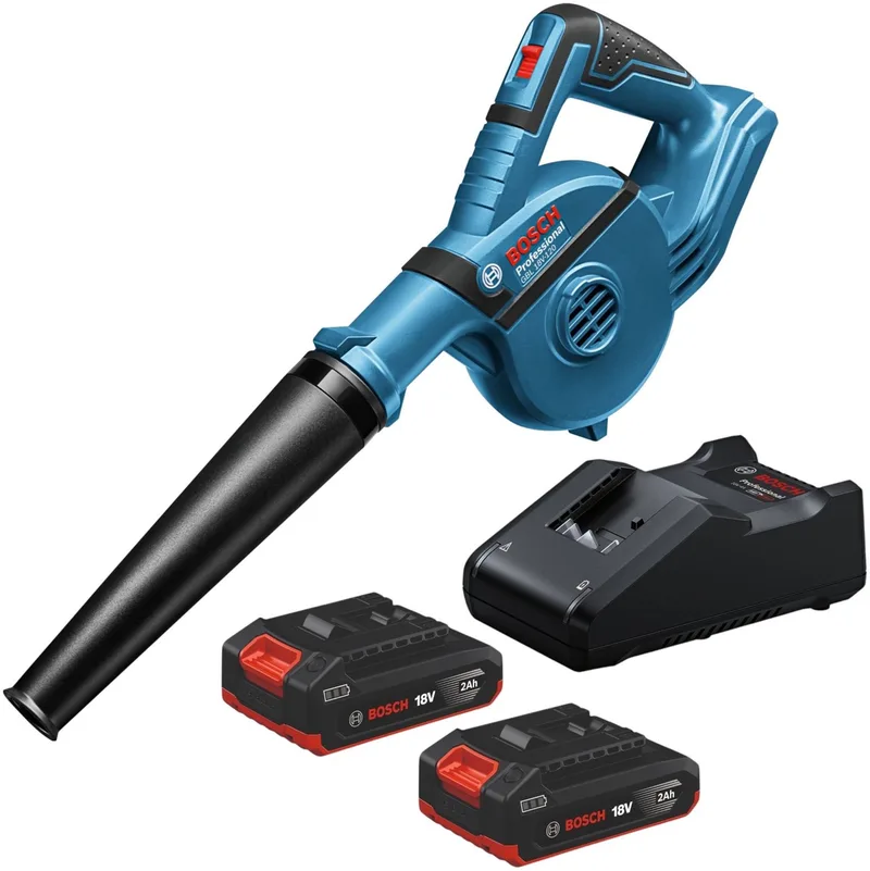 GBL 18V-120 Professional accu-bladblazer 18 V 120 m³/u + 2x accu 2,0 Ah + oplader de Bosch Professional – image du produit