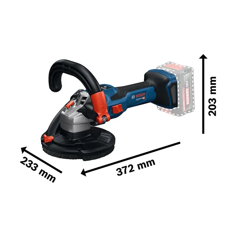GBR 18V-15 S Accu betonslijper 18V Basic Body in L-Boxx - 0601776201 de Bosch Professional – image du produit 3 sur 6