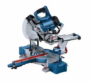 GCM 305-254 D Afkortzaag - 1500 Watt - inclusief Zaagblad standaard voor hout, 2x steun, stofzak, klem van Bosch Professional – productafbeelding 1 van 6