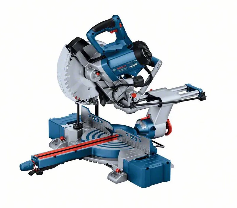 GCM 305-254 D Afkortzaag - 1500 Watt - inclusief Zaagblad standaard voor hout, 2x steun, stofzak, klem van Bosch Professional – productafbeelding 1 van 6