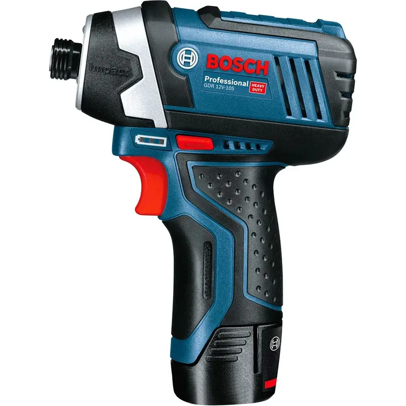 Bosch Akku-Drehschlagschrauber GDR 12V-105 mit 2 x 2,0 Ah Li-Ion Akku L-BOXX von Bosch Professional – Produktbild 2 von 5
