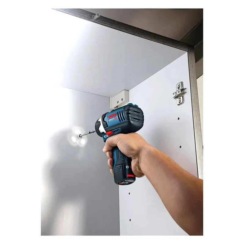Bosch Akku-Drehschlagschrauber GDR 12V-105 mit 2 x 2,0 Ah Li-Ion Akku L-BOXX von Bosch Professional – Produktbild 5 von 5