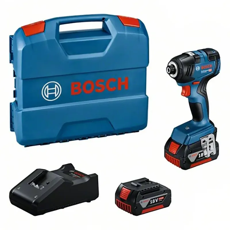 GDR 18V-200 Accu slagschroevendraaier 200Nm 18V 4.0Ah in L-Case - 06019J2107 van Bosch Professional – productafbeelding 2 van 5