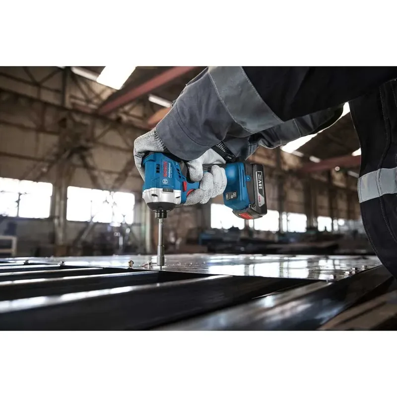 Gdr 18v-215 + 2 Bat 4.0ah + L-boxx Slagmoersleutel van Bosch Professional – productafbeelding 6 van 6