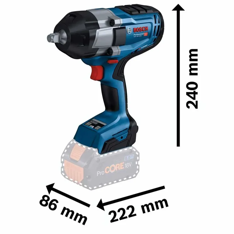 Tournevis électrique Gds 18v-1000 de Bosch Professional – image du produit 2 sur 2