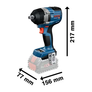 Gds 18v-750 + 2bat + L-boxx Elektrische Schroevendraaier van Bosch Professional – productafbeelding 3 van 6