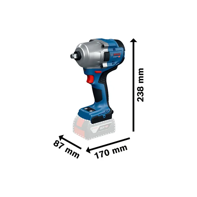 Bosch Gds 18v-780 + 2 Bat 5.0 + Mal Schlagschrauber von Bosch Professional – Produktbild 3 von 6